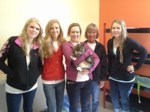 From left to right: Ashlee, Shannon, Elizabeth, Susi, and Bri from Carlson Pet Products