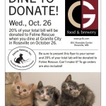 Dine to Donate Oct 26