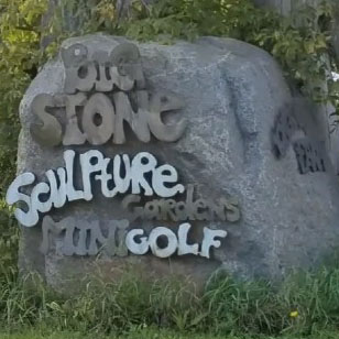 Big Stone Mini Golf sign