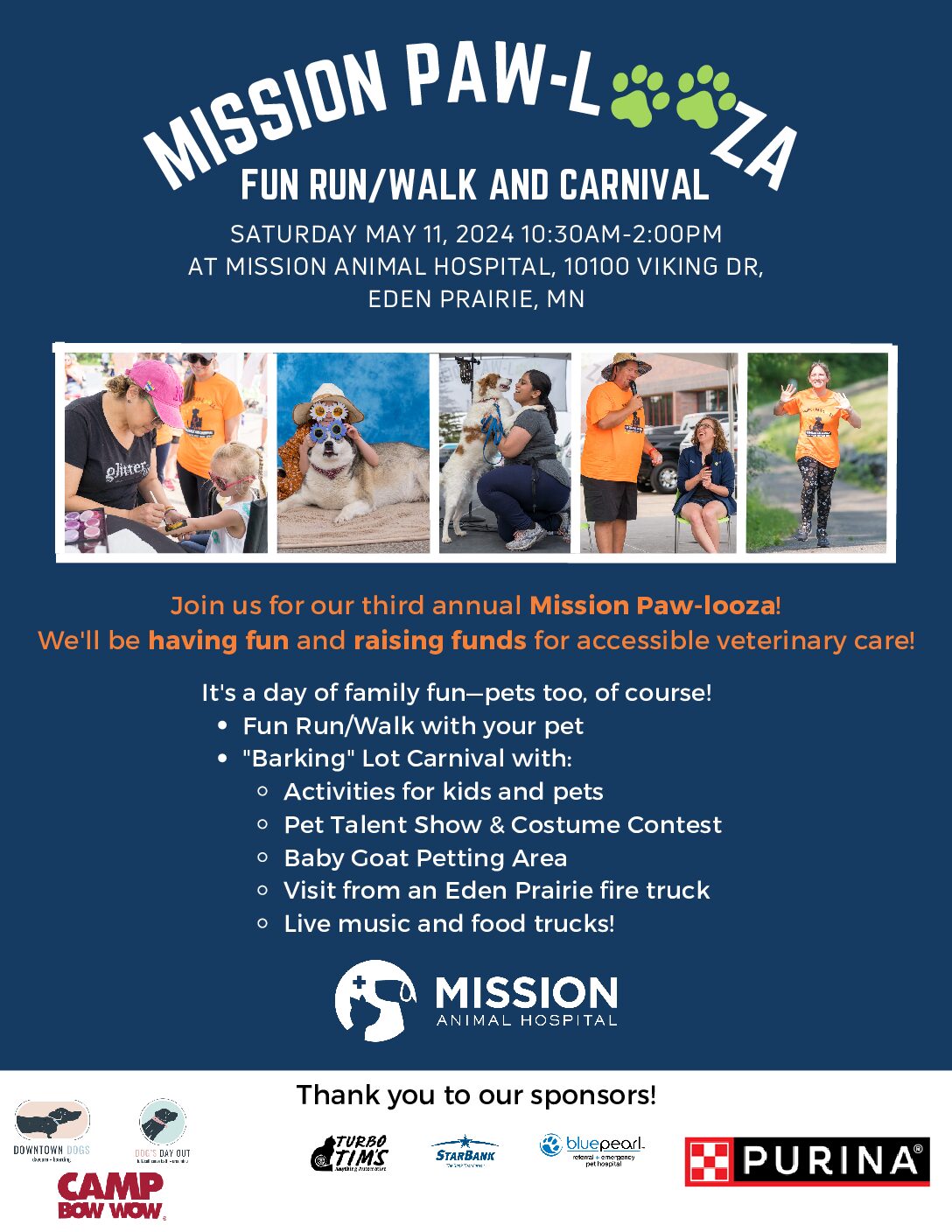 Mission Paw-looza Fun Run/Walk and Carnival